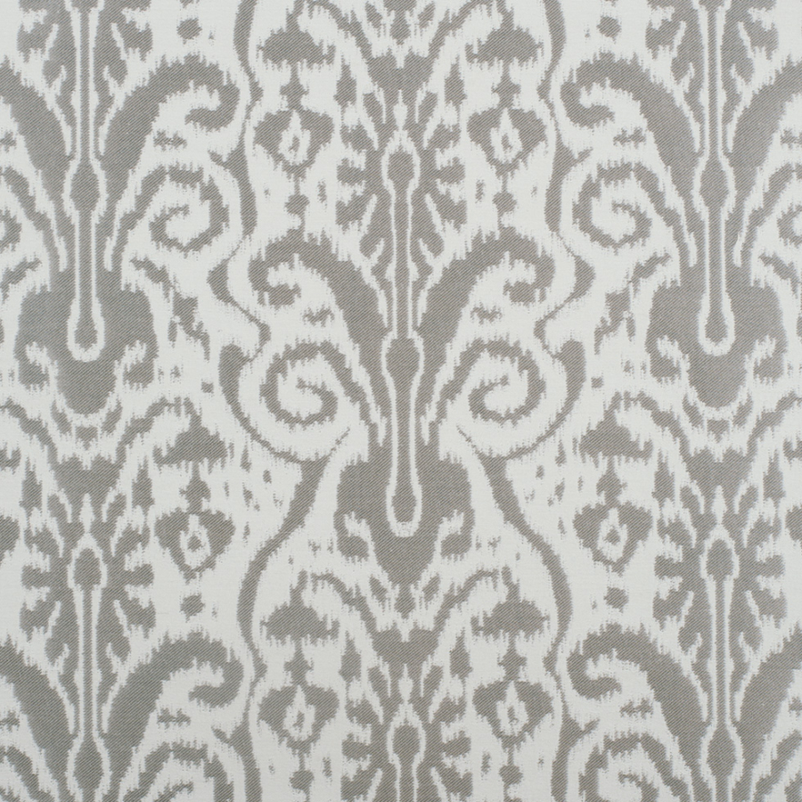 Silver Polyester Cotton Jacquard | Mood Fabrics