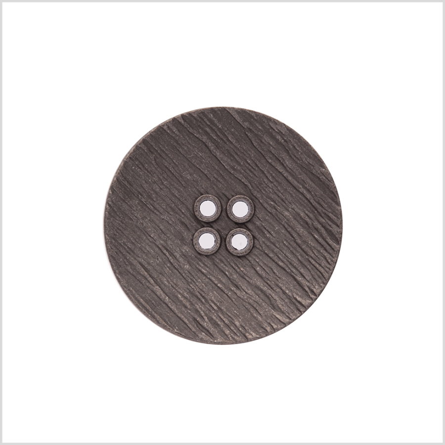 Italian Silver Zamac Embossed Button - 48L/30.5mm | Mood Fabrics