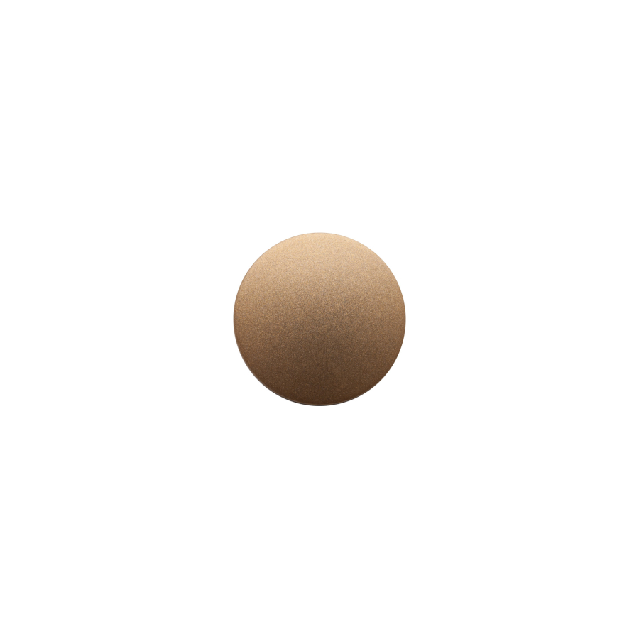 Italian Gold Zamac Shank Back Button - 24L/15mm | Mood Fabrics