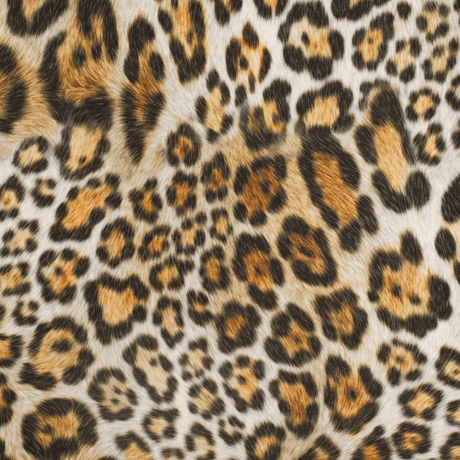 Jaguar Printed Micro-Polyester and Cotton | Mood Fabrics