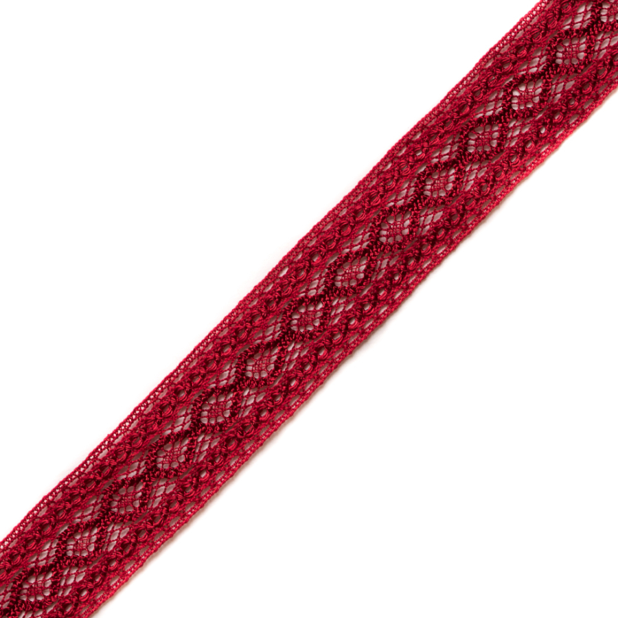 Red Crochet Trim - 1.375 | Mood Fabrics