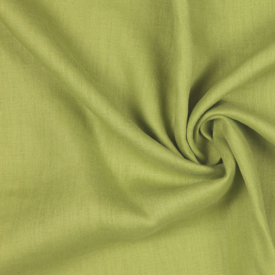 Lime Woven Linen Suiting | Mood Fabrics