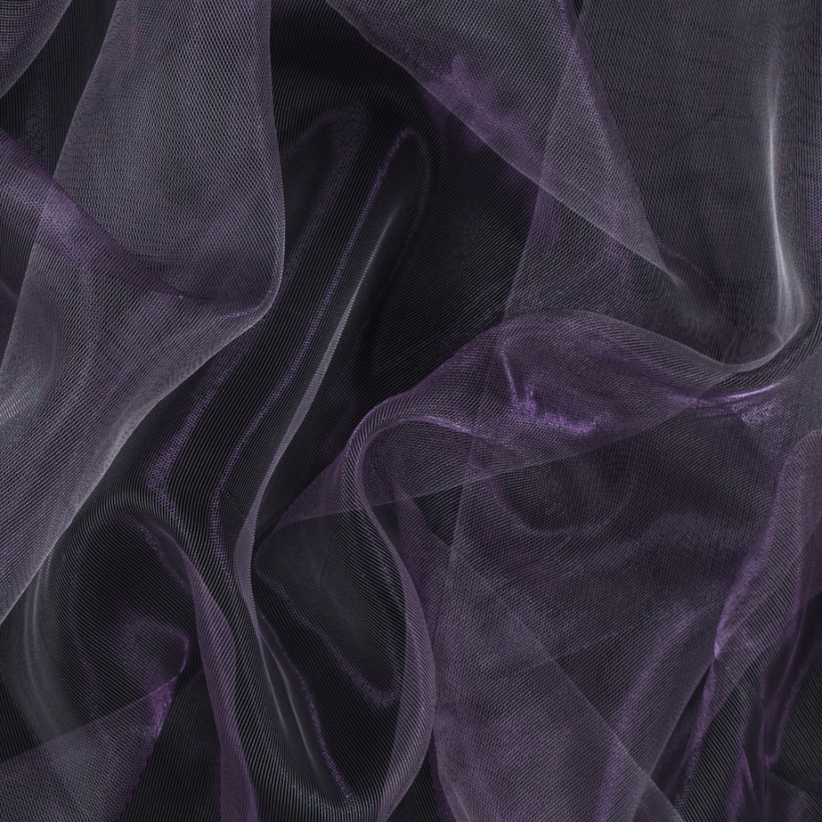 Metallic Dusty Lavender 3D Organza | Mood Fabrics