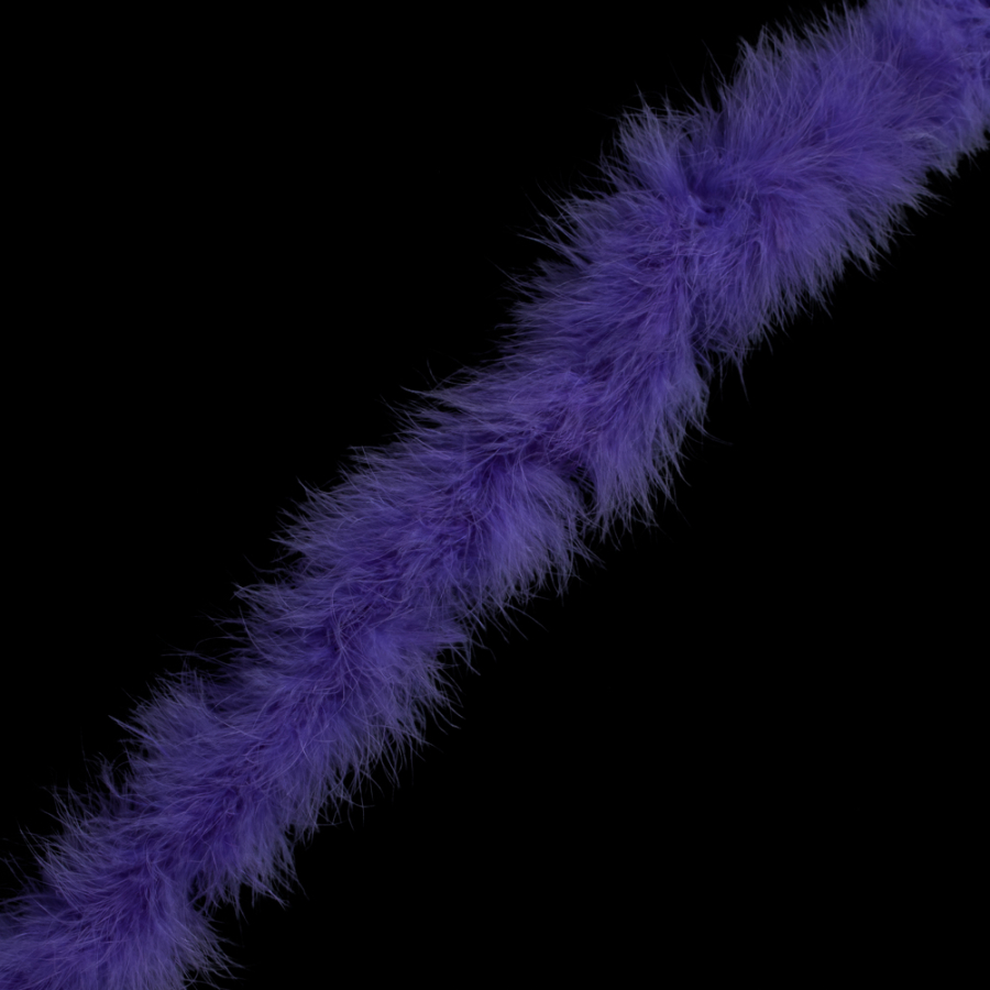Purple Marabou Feather Scarf | Mood Fabrics