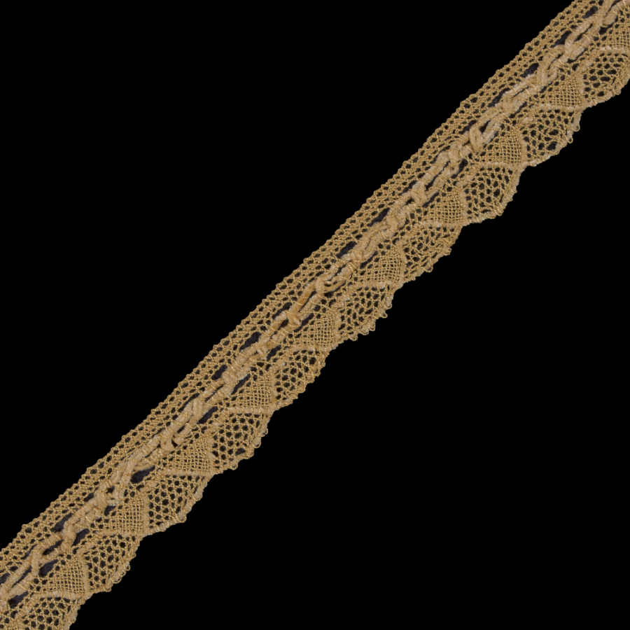Yellow Crochet Chenille Trim - 1.5 | Mood Fabrics