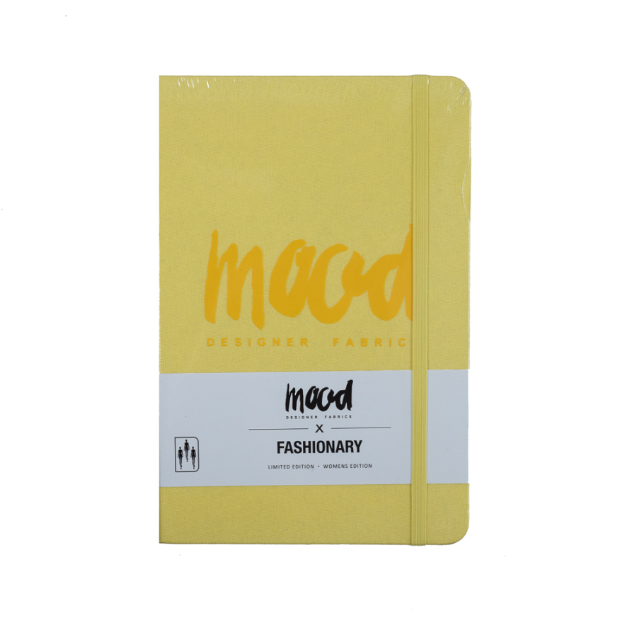 Yellow Mood Brand Fashionary Sketch Book - Women's Edition | Mood Fabrics