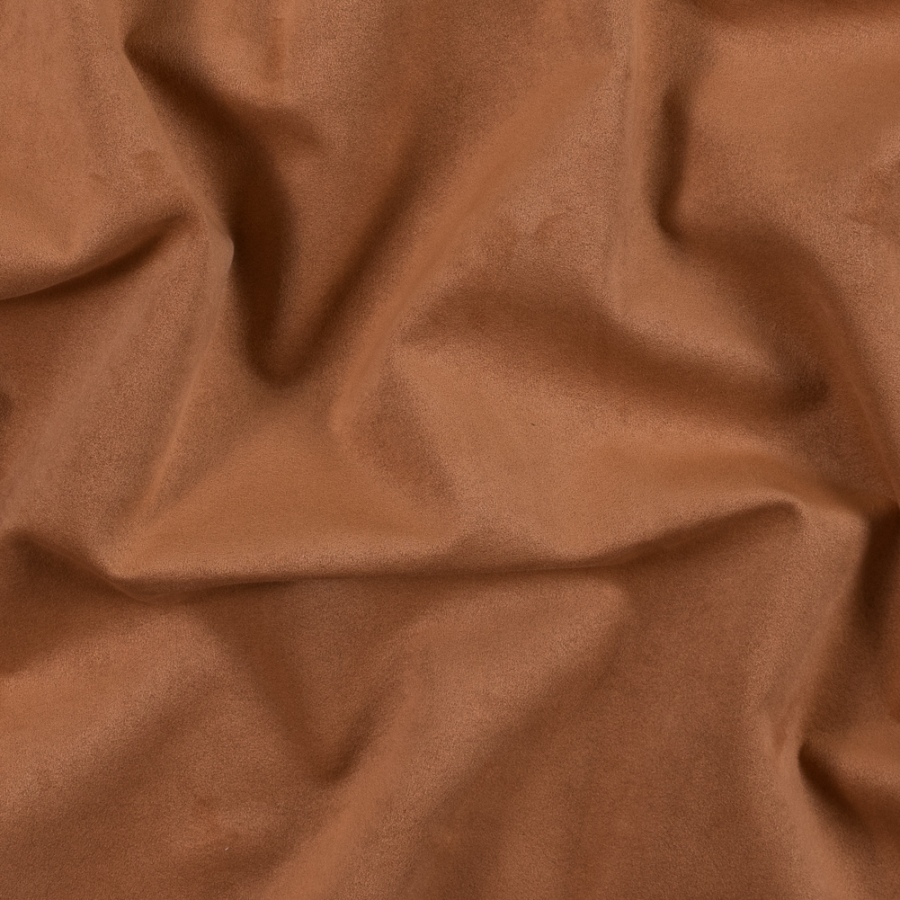 Saffron Polyester Ultrasuede | Mood Fabrics