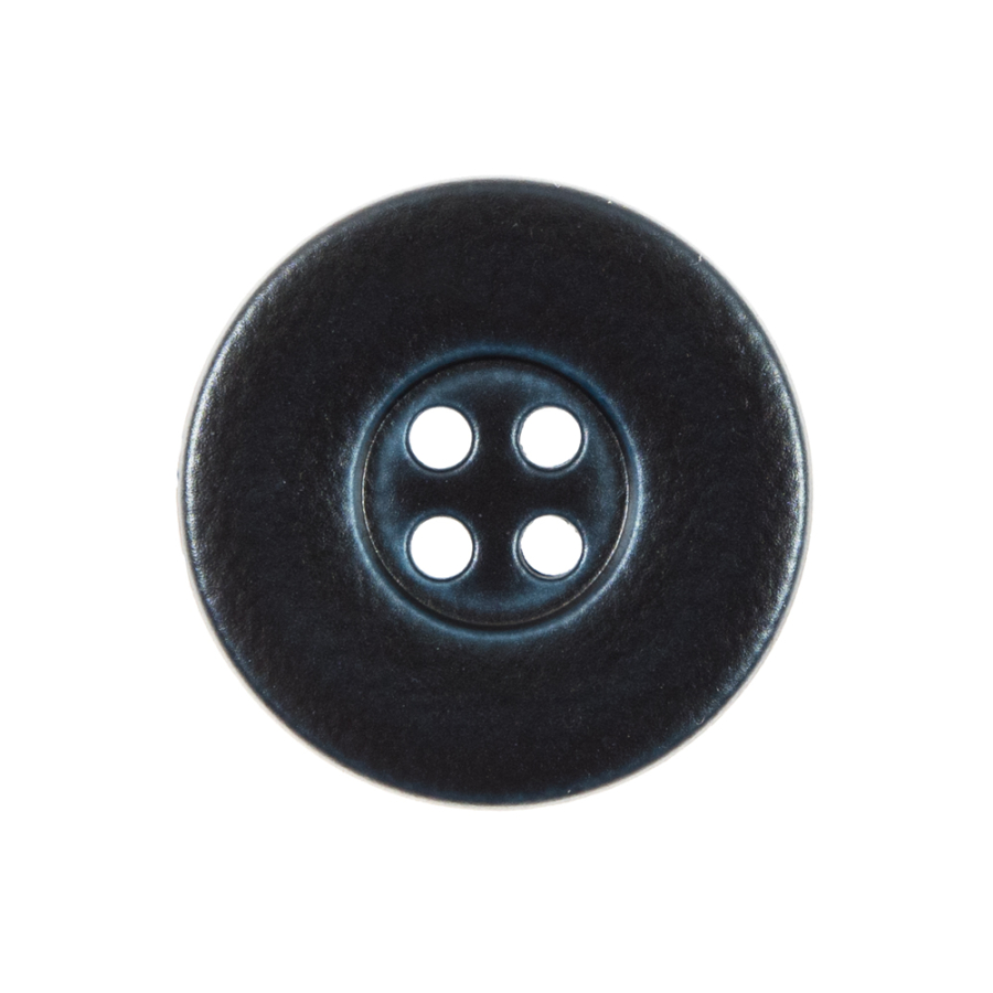 Italian Navy 4-Hole Plastic Button -40L/25mm | Mood Fabrics
