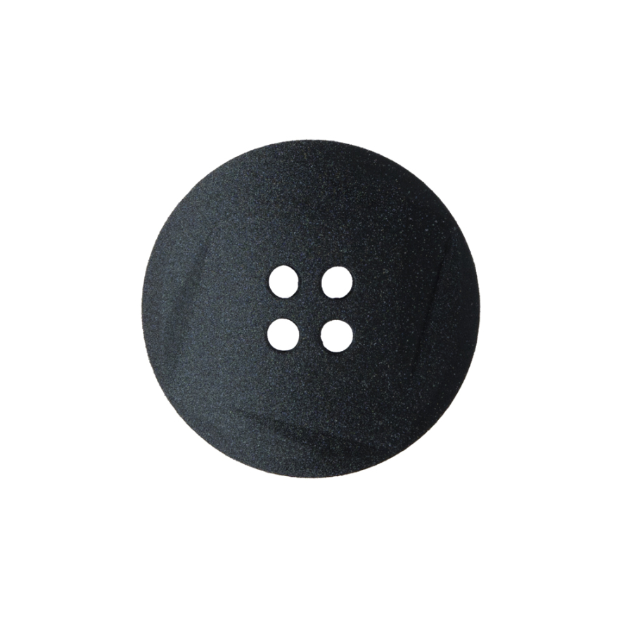 Italian Black and Gray Ombre Button - 36L/23mm | Mood Fabrics