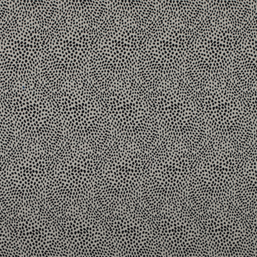Flint Textured Dots Polyester Woven | Mood Fabrics