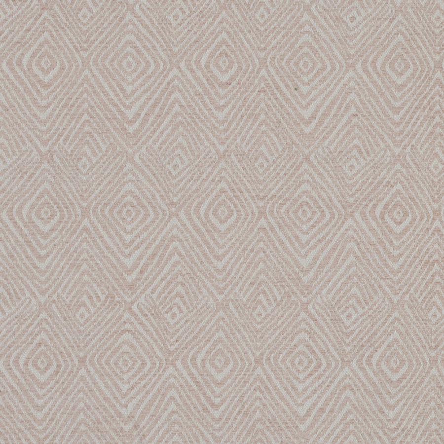 Blush Diamond Patterned Upholstery Chenille | Mood Fabrics