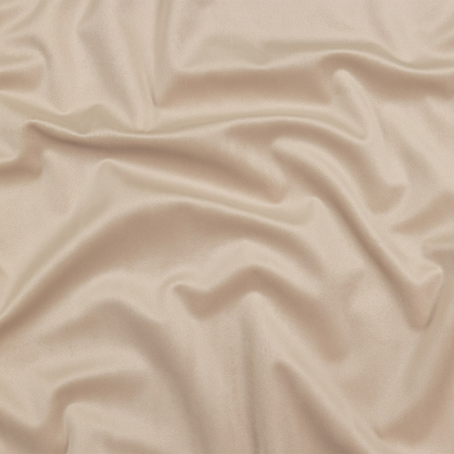 Moonlight Creamy Polyester Velvet | Mood Fabrics