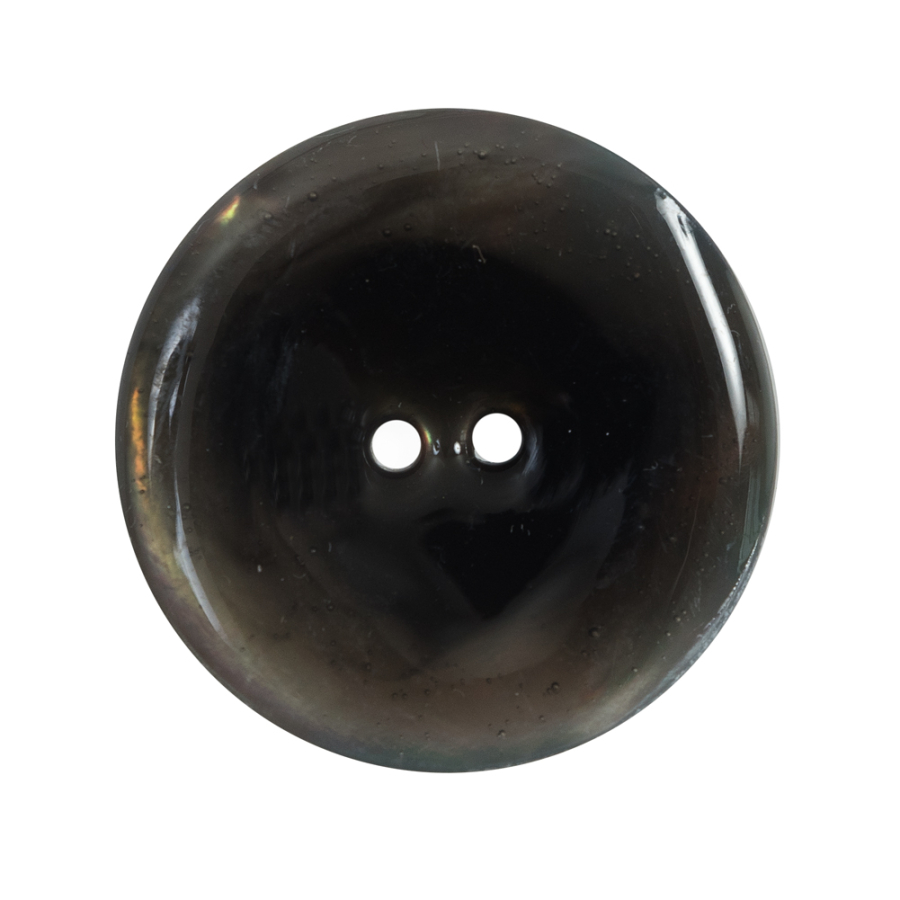 Italian Iridescent 2-Hole Shell Button - 44L/27mm | Mood Fabrics