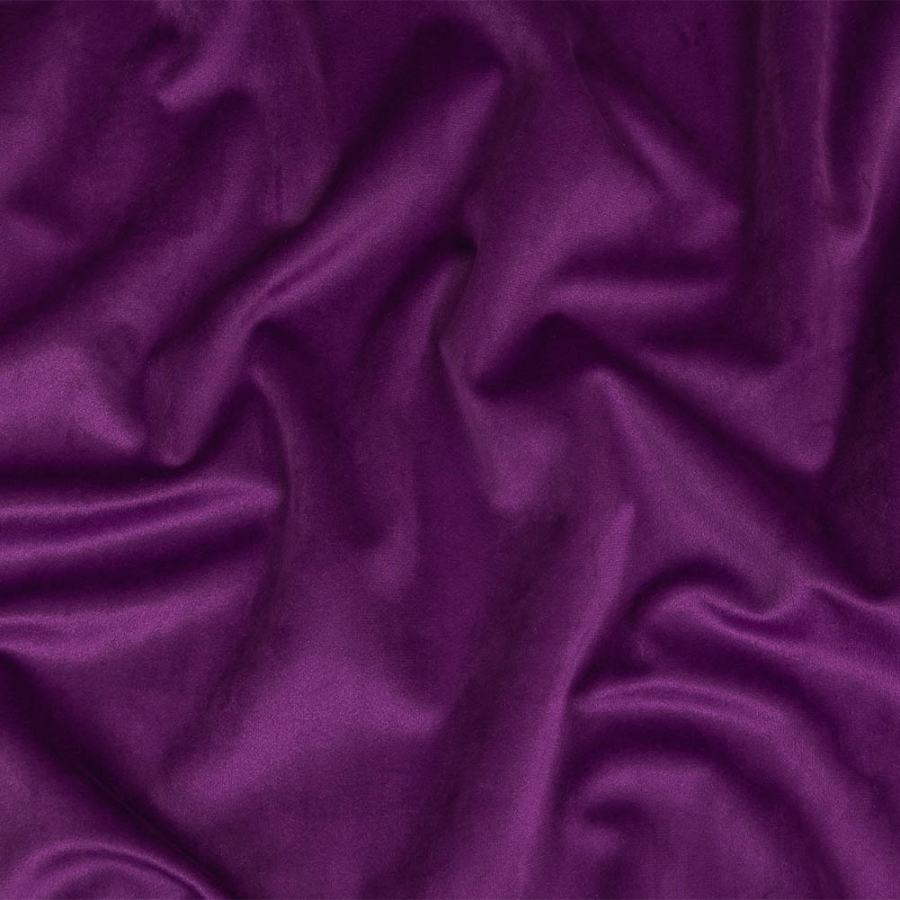 Amethyst Creamy Polyester Velvet | Mood Fabrics
