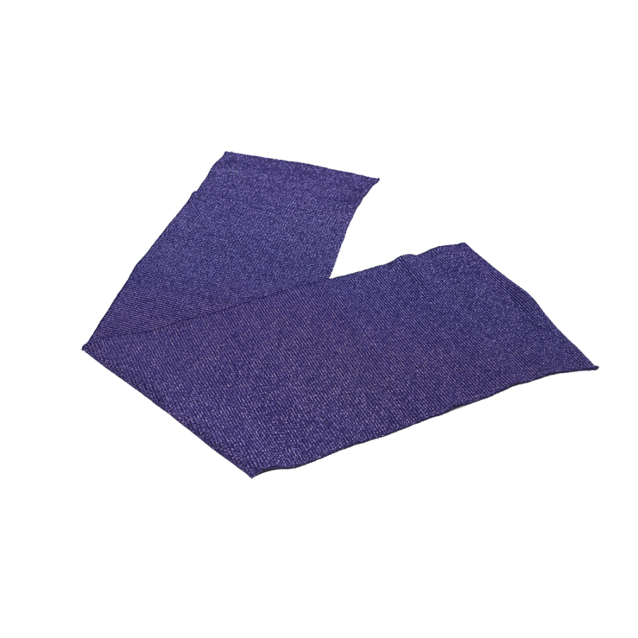 Purple Sparkle Rib Knit Trim - 7 x 29 | Mood Fabrics