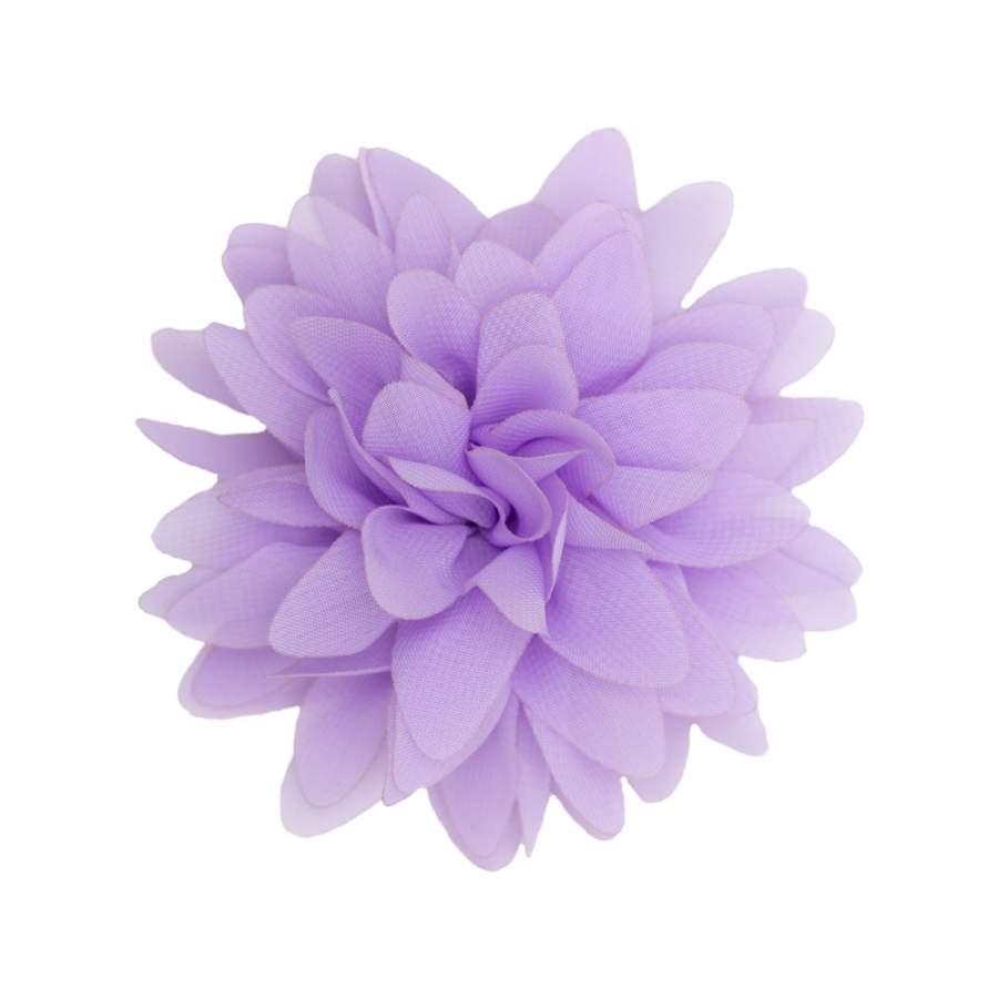 Italian Lavender 3D Flower Applique - 4 | Mood Fabrics