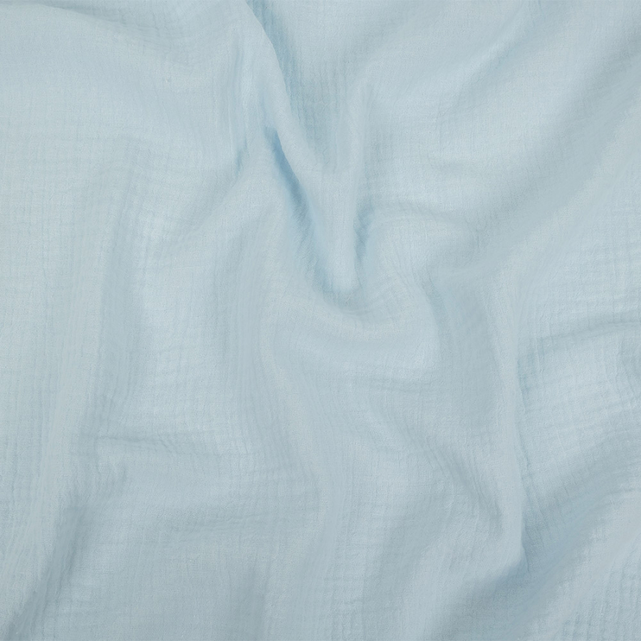 Talamanca Light Blue Double Cotton Gauze | Mood Fabrics