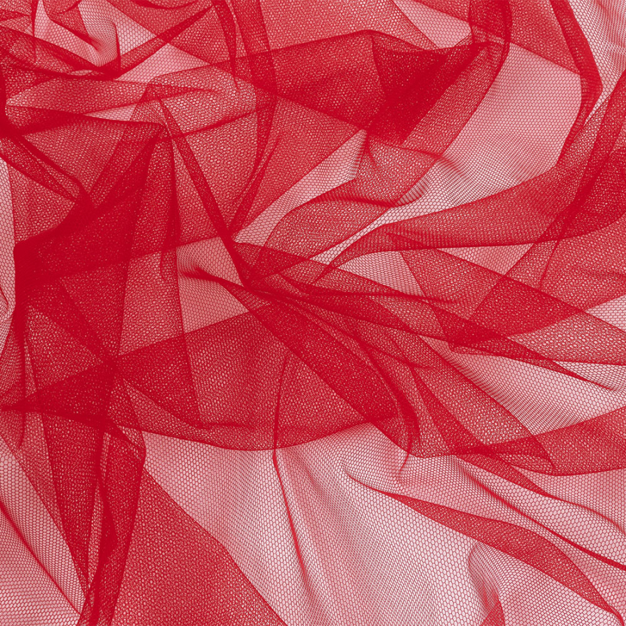 Red Leonardo Soft Nylon Tulle | Mood Fabrics