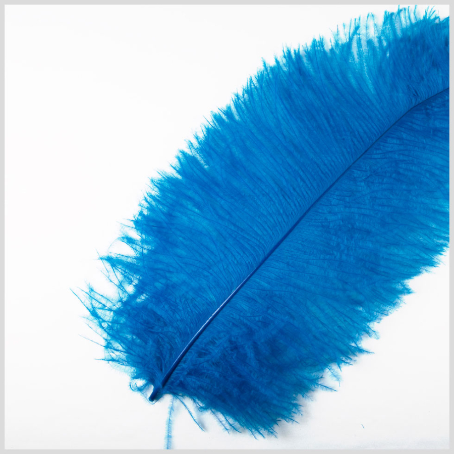 8-10 Turquoise Ostrich Feather | Mood Fabrics