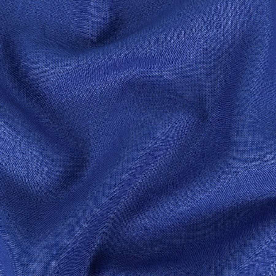 Grasmere Deep Ultramarine Medium Weight Linen Woven | Mood Fabrics