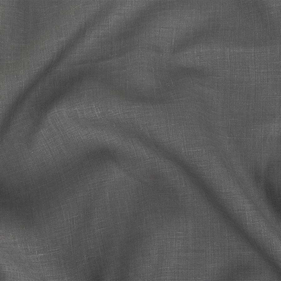 Grasmere Gray Medium Weight Linen Woven | Mood Fabrics