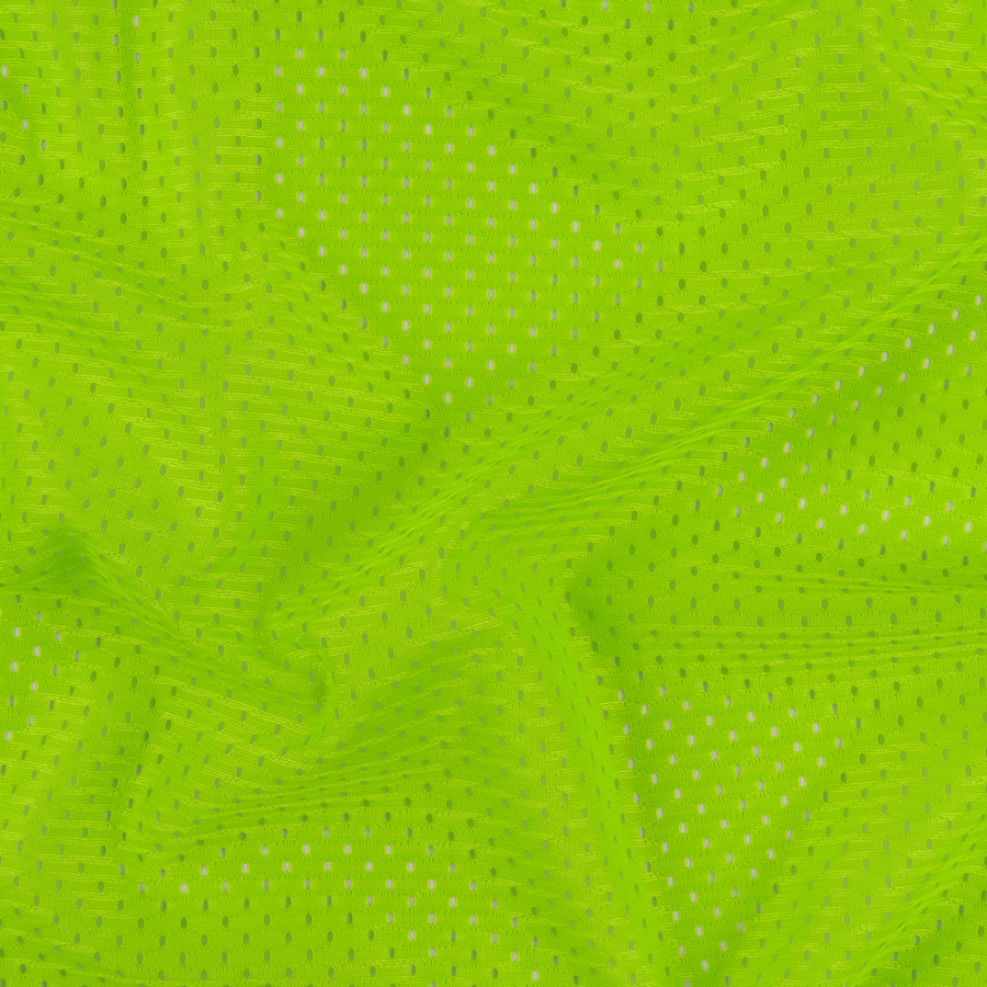 Heracles Green Gecko Polyester Athletic Mesh | Mood Fabrics