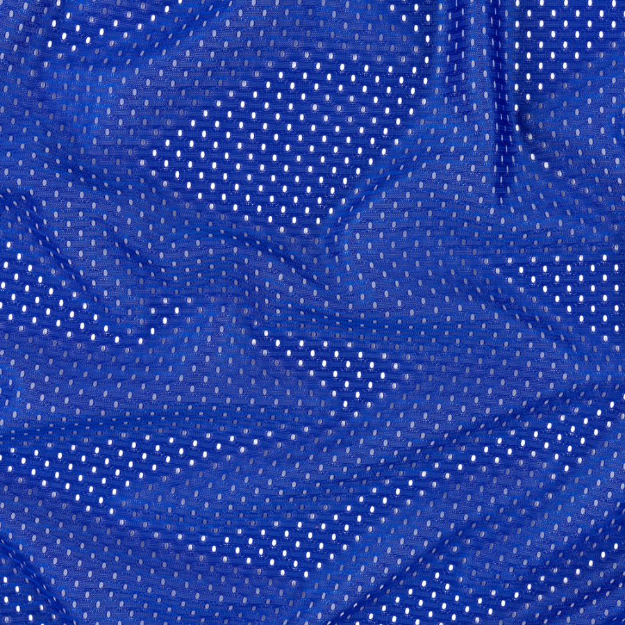 Heracles Royal Polyester Athletic Mesh | Mood Fabrics