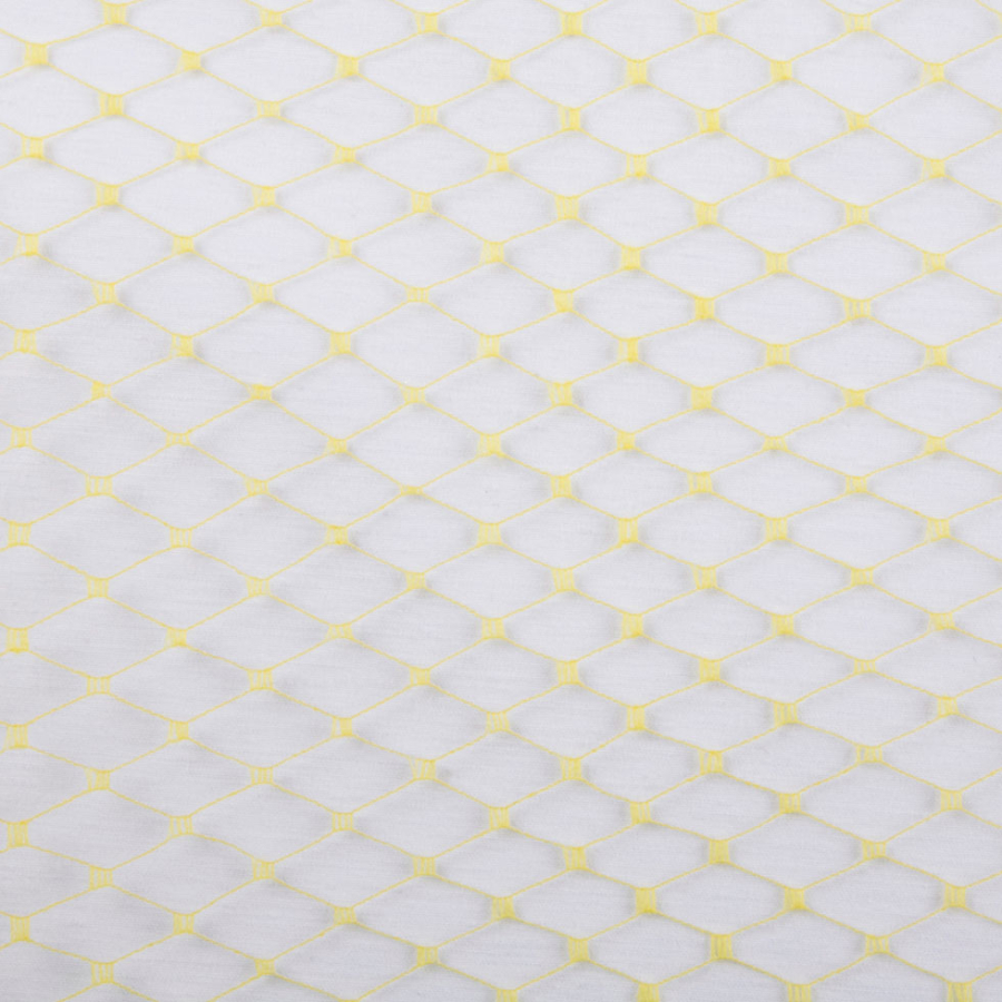 9 Yellow Russian Veil Lace | Mood Fabrics