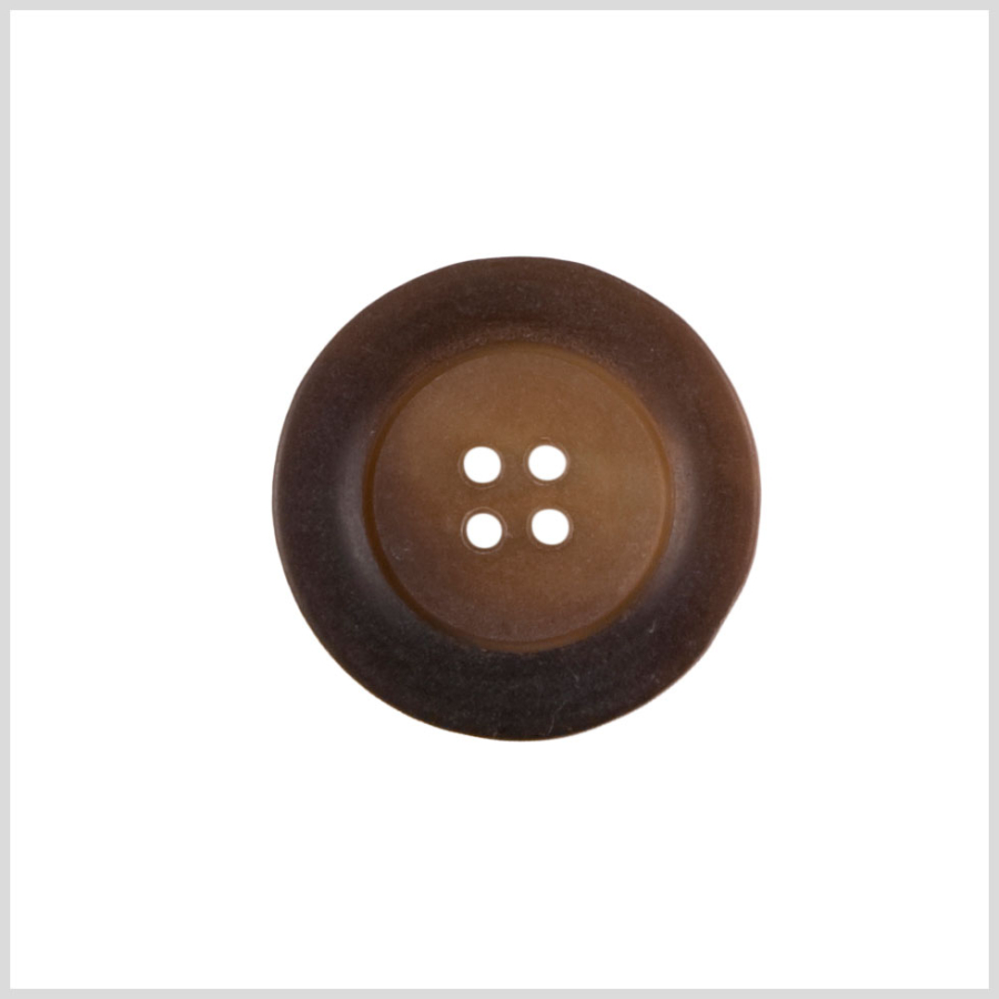 Brown Horn Button - 36L/23mm | Mood Fabrics