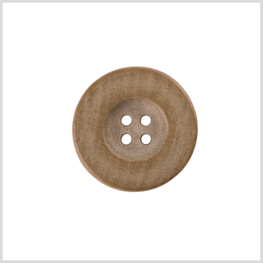 Beige Plastic Button - 36L/23mm | Mood Fabrics