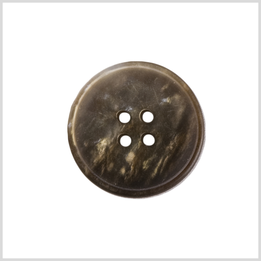Brown Plastic Button - 24L/15mm | Mood Fabrics
