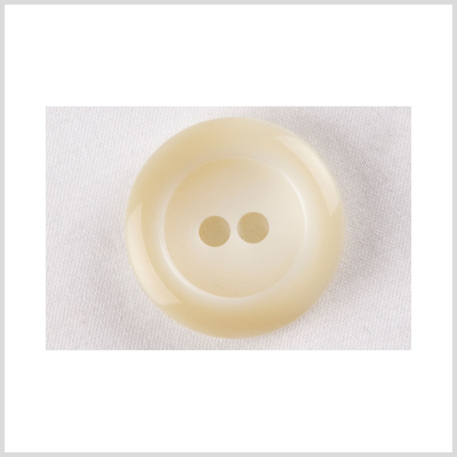Ivory Plastic Button - 36L/23mm | Mood Fabrics