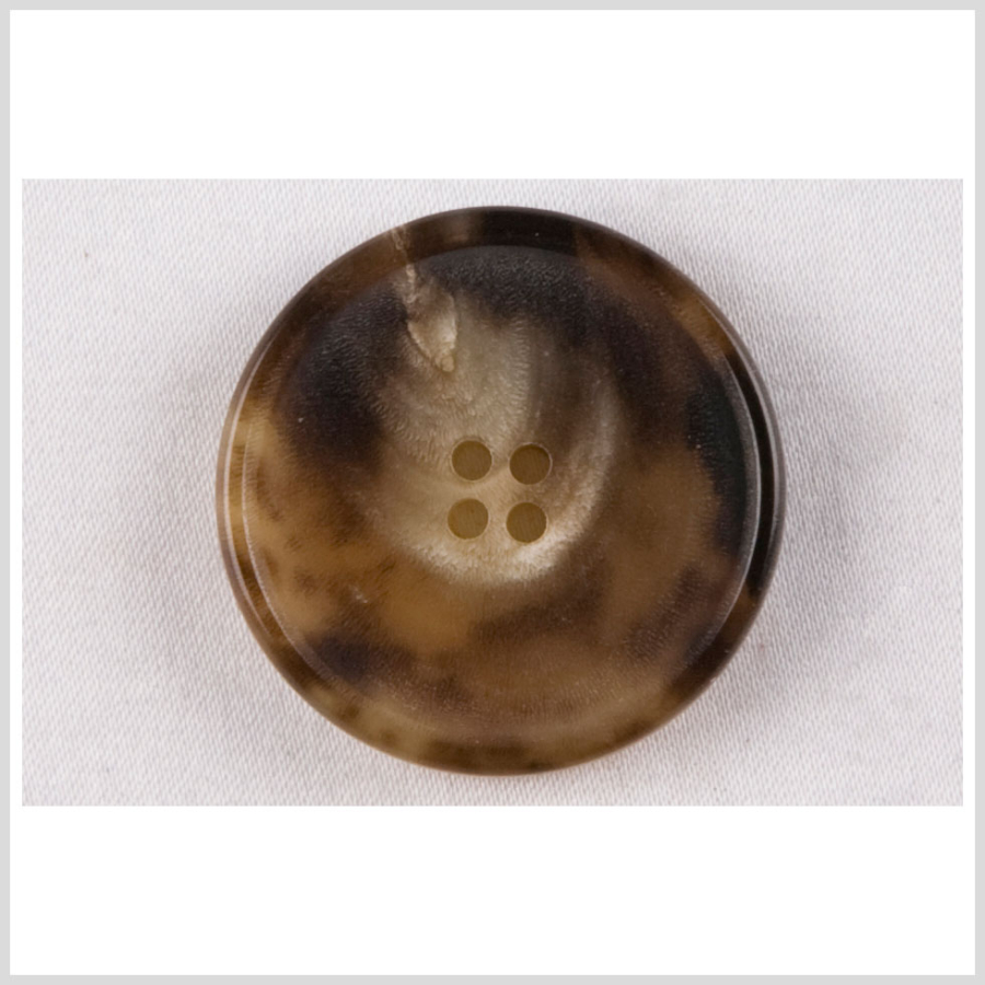 Brown Horn Button - 32L/20mm | Mood Fabrics