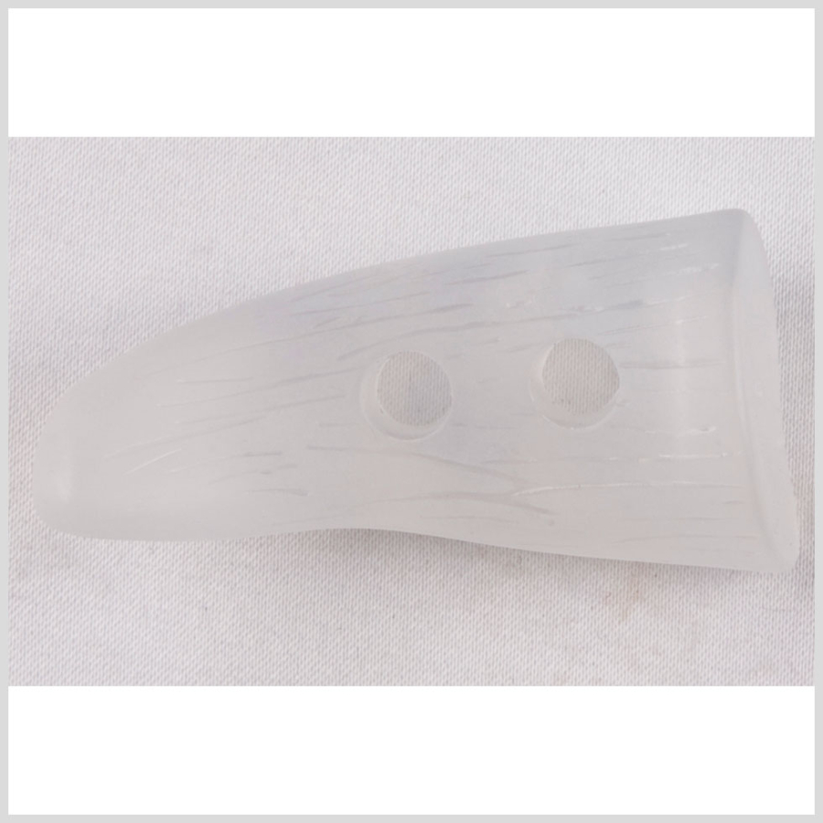 Clear Brown Plastic Toggle - 72L/44mm | Mood Fabrics