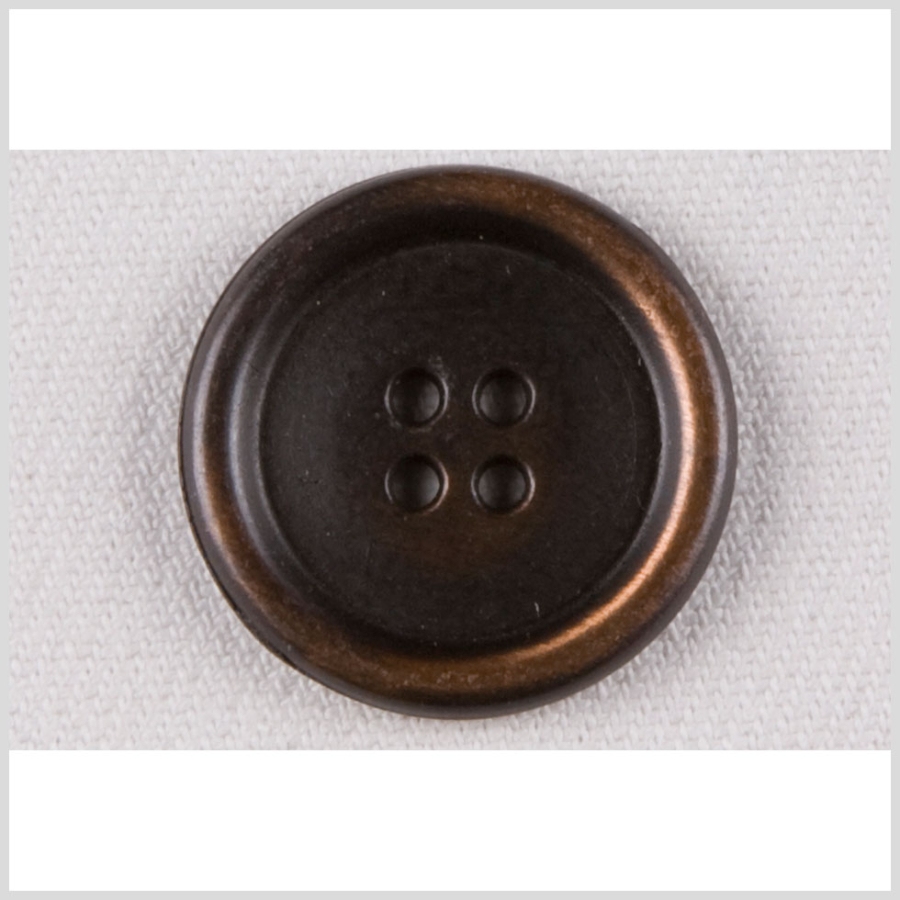 Copper Metal Coat Button - 40L/25mm | Mood Fabrics