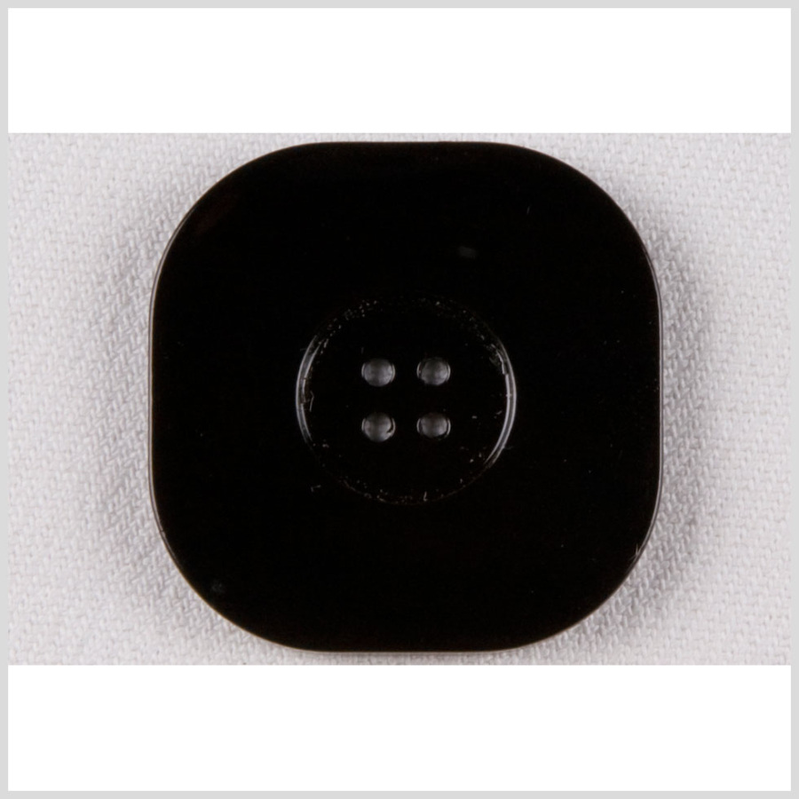 Black Metal Coat Button - 54L/34mm | Mood Fabrics