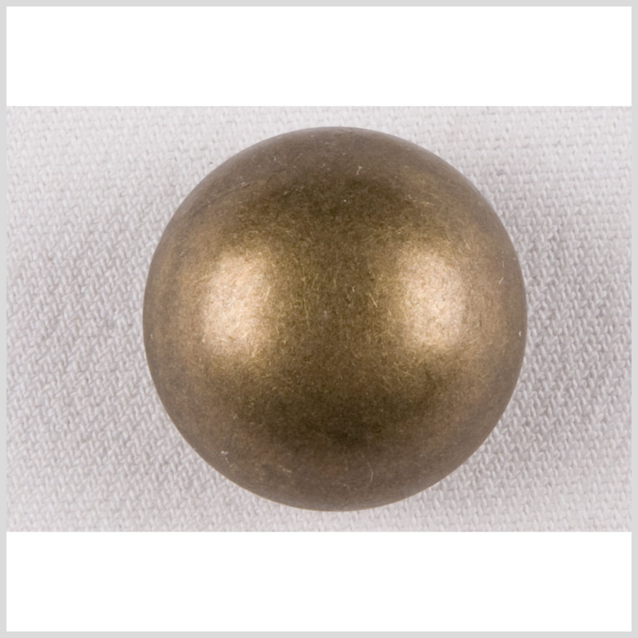 Brass Metal Button - 36L/23mm | Mood Fabrics