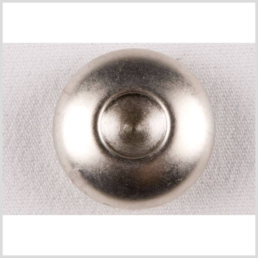 Silver Metal Coat Button - 36L/23mm | Mood Fabrics