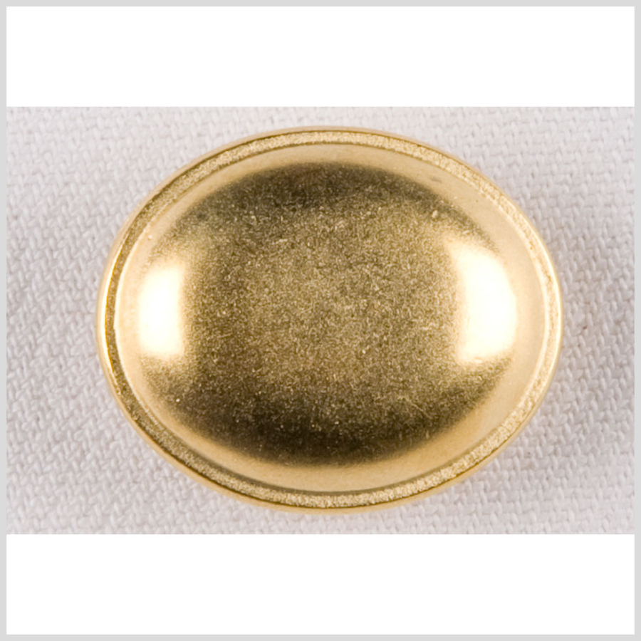 Gold Metal Button - 44L/28mm | Mood Fabrics
