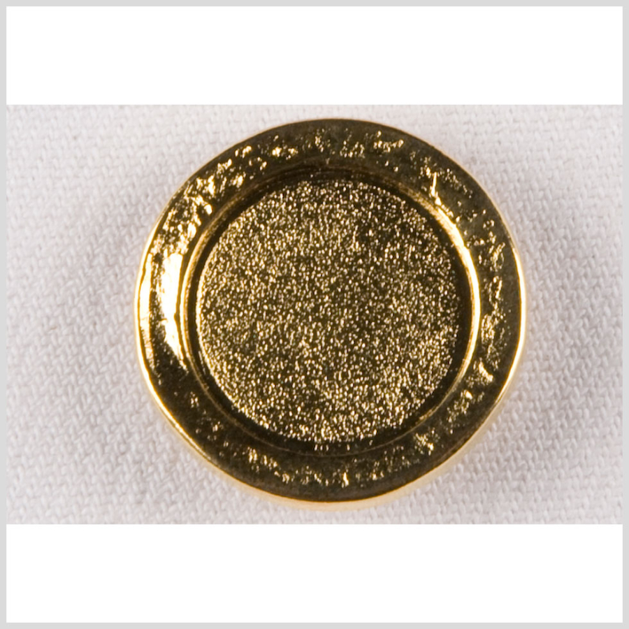 Gold Metal Button - 36L/23mm | Mood Fabrics