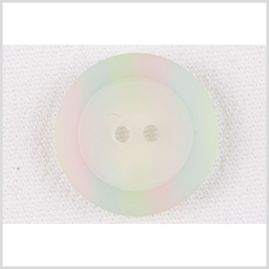 Multi-Clear Plastic Button - 28L/18mm | Mood Fabrics