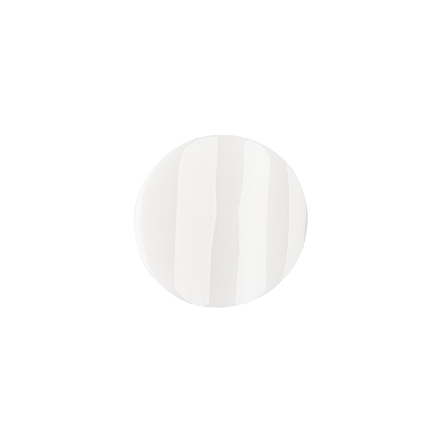 White Plastic Button - 24L/15mm | Mood Fabrics