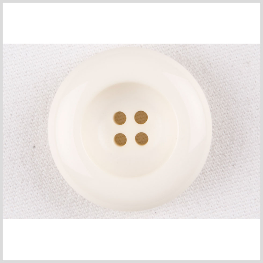 Ivory Plastic Button - 40L/25mm | Mood Fabrics