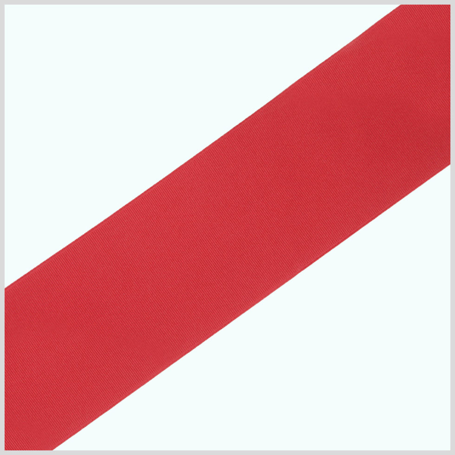 1/4 Red Solid Grosgrain Ribbon | Mood Fabrics