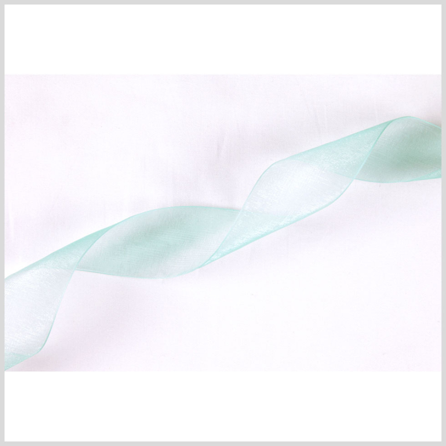3/8 Mint Organza Ribbon | Mood Fabrics
