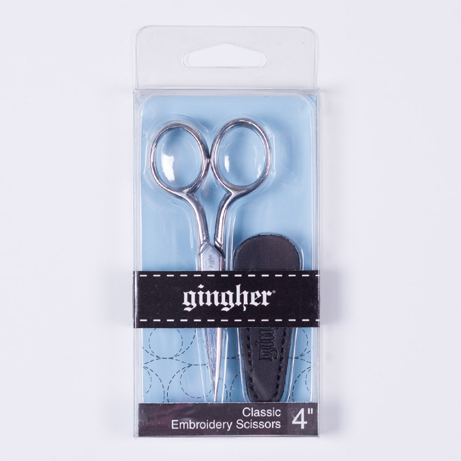 Gingher 4 Embroidery Scissors | Mood Fabrics