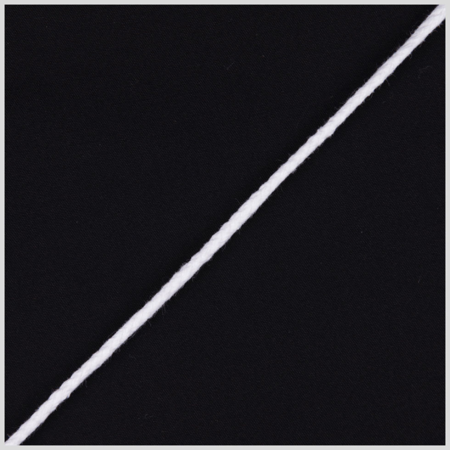 White Drawcord - 0.125 | Mood Fabrics