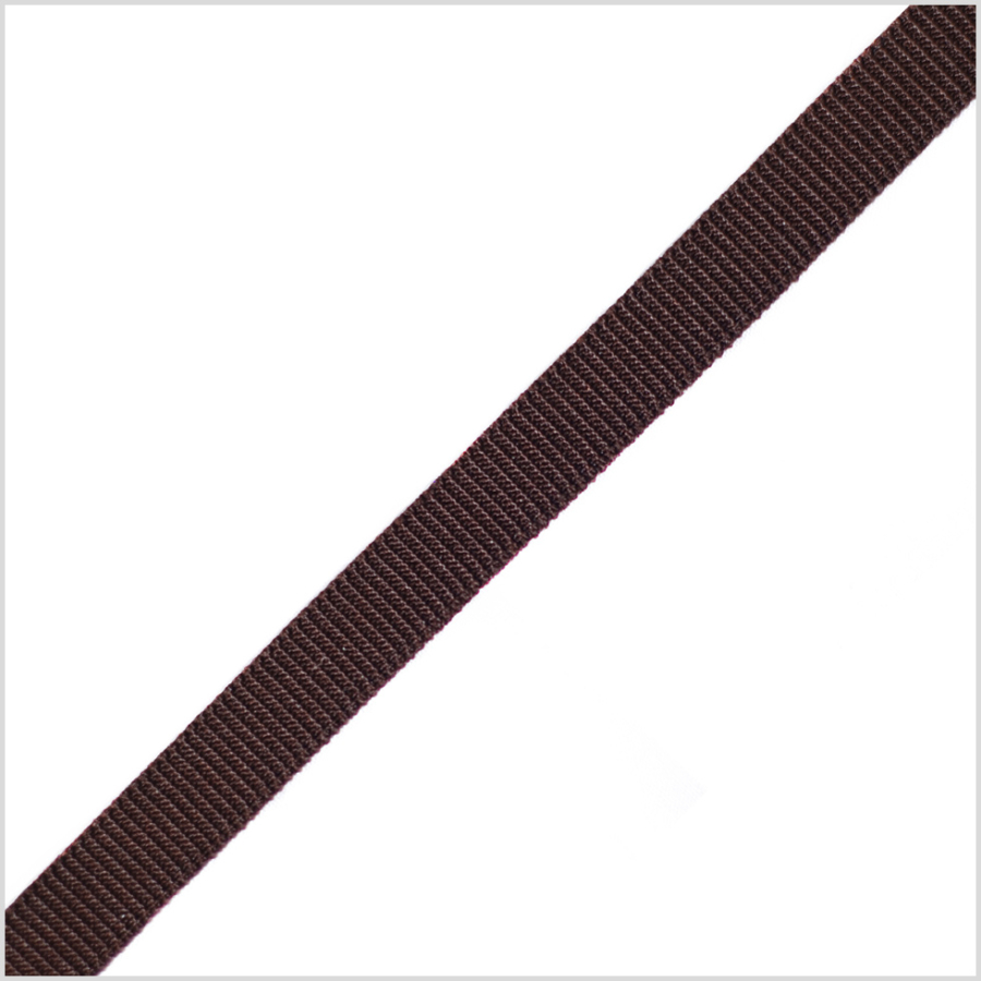 Brown Stretch Grosgrain - 0.375 | Mood Fabrics