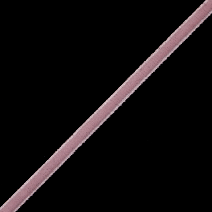 Baby Pink Single Face Velvet Ribbon - 0.875 | Mood Fabrics