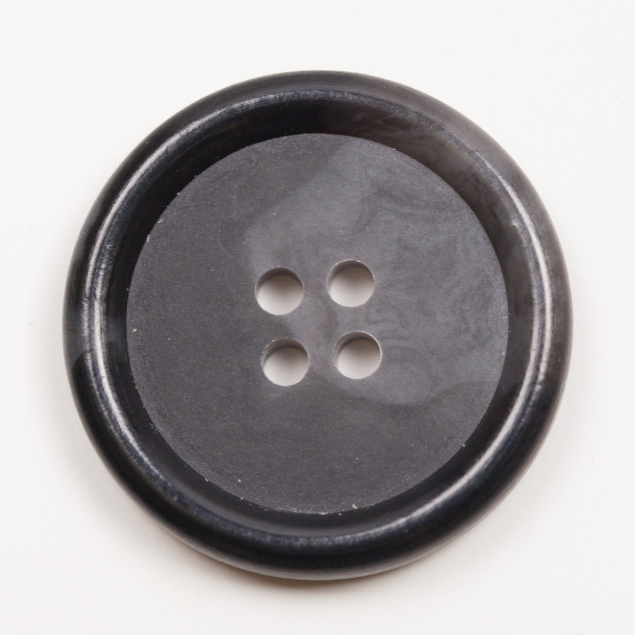 Gray Horn Button - 45L/29mm | Mood Fabrics